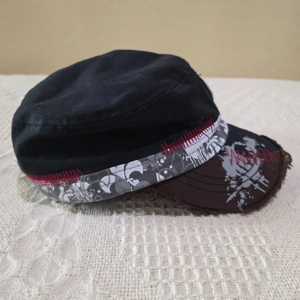 Womens Black New Orleans Rhinestone Flat Top Cute Baseball Ball Cap Hat